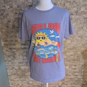 Santa Barbara Half Marathon 5th Anniversary Limited Edition Graphic Tee Sz S